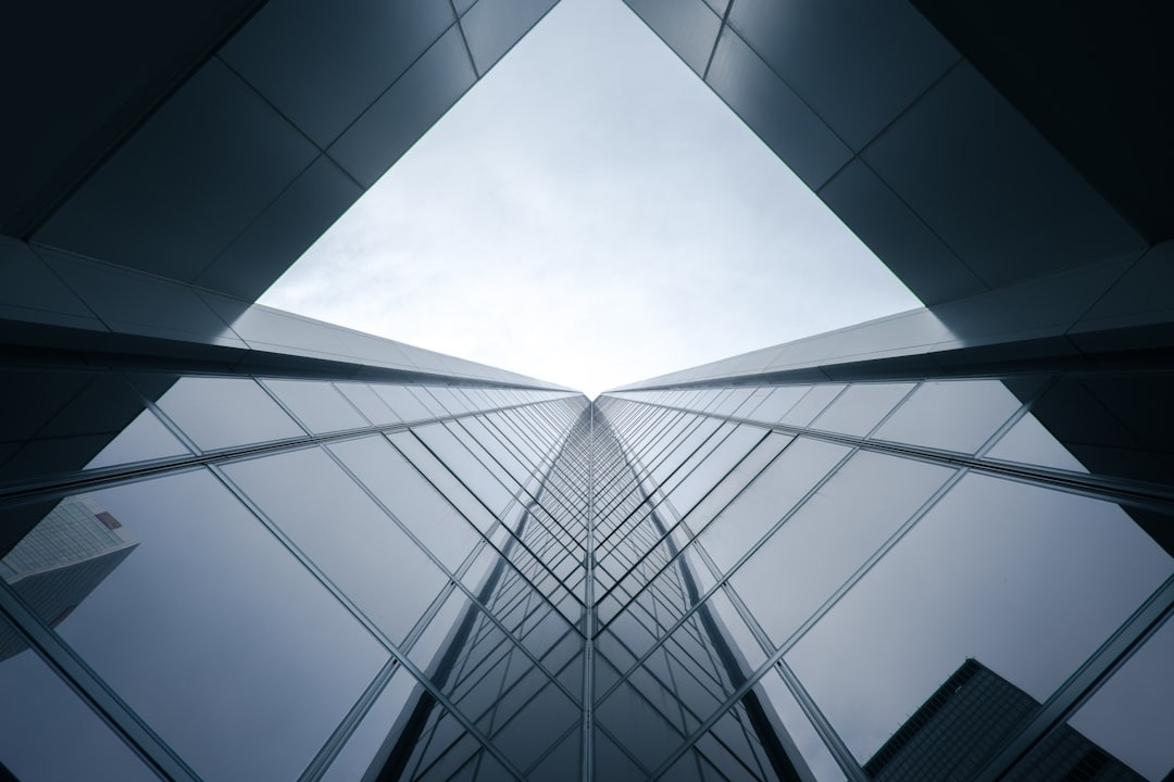Abstract modern architecture representing structured digital transformation and scaling.